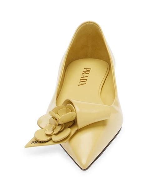 prada pointed flats|prada loop pointed toe flat.